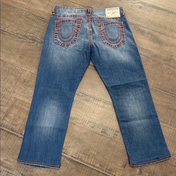 True Religion Men’s Ricky Relaxed Straight Jeans – Size 36